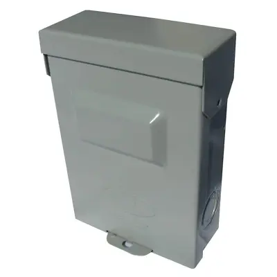AC Disconnect Box Electrical 60 Amp 120/240-Volt Non-Fuse Metallic Padlockable • $16.56