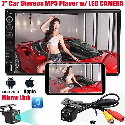 7  Car MP5 Player Bluetooth Stereo Radio+ Camera For Ford F150 E-150 E-250 04-13 • $50.40