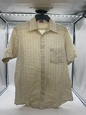 Vintage 1976 McDonald’s Uniform Shirt By Van Heusen Mens LG • $42.14