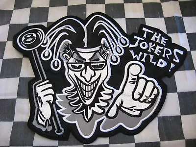 Pool Stick Player Patch THE JOKERS WILD 13x10 To Be Sewn On.. *Free Shipping* • $14
