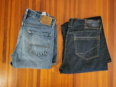 X2 NOS BULLHEAD DENIM JEANS LEVIS DENIZEN 233 LOW BOOT LOT • $14.99