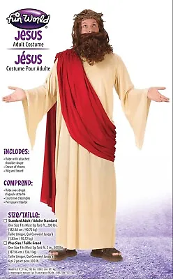 JESUS COSTUME Plus Size Fits Up To 6 Ft And 300 LBS NEW • $47.95