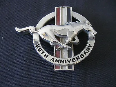   Ford  Mustang   35th Anniversary  Emblem  Badge Script Trim  Fomoco  Plastic • $47