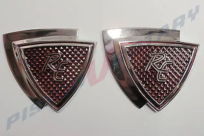 RE 2 BADGES (pair) New  For Rotary Capella Mazda Rotor R100 RX2 RX-2 13B 12A • $79.95