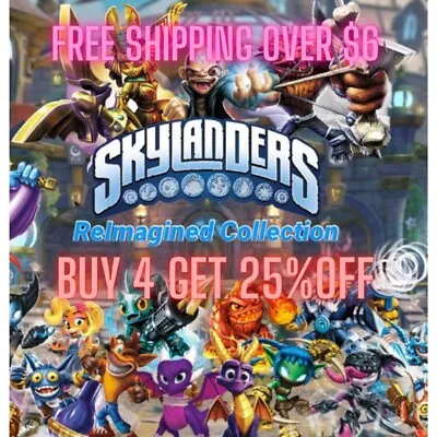 Skylanders Figures **BUY 4 GET 25% ** SAVE MORE ON BUNDLE  Build Your Collection • $5.99