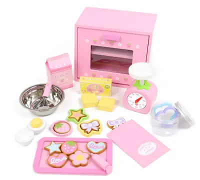 Mother Garden Wooden Toy Premium Set Play Set Die-cut Cookie Pretend Play New • $118