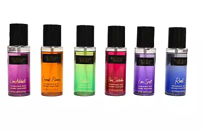 Victoria's Secret Body Mist Fragrance Spray 6 Piece Travel Size Gift Set New • $0.99