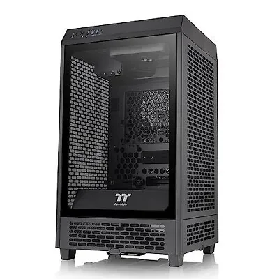 Thermaltake Tower 200 Mini-ITX Computer Case 2x140mm CT140 Fans Black • $95