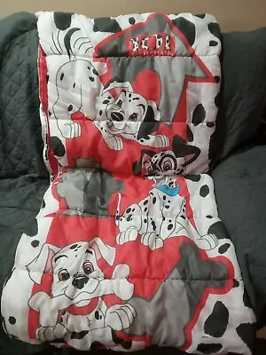 Vintage 90's Walt Disney's 101 Dalmatians Red Double Sided Youth Sleeping Bag  • $39.99