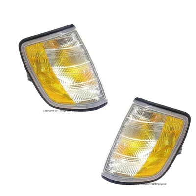 $233.95 • Buy For Mercedes W124 E320 E420 E500 E300 Turn Signal Light Assembly Set OEM
