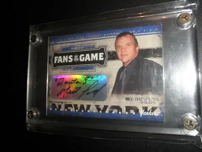 $239 • Buy MEAT LOAF 2005 Fans Of The Game Autograph~auto Signature Meatloaf~ 2 Outa 3 