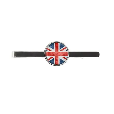 Union Jack Great Britain Men's Tie Slide Bar Ideal Birthday Father Day Gift C79 • £8.99