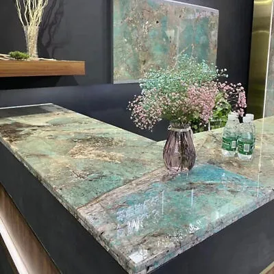 Granite Slab For Kitchen Counter Top Amazonite Stone Countertop Island Decor • $2102.18