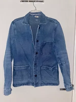 H&M Women's Y2K Early 90s 00's Distressed Denim Jacket Size S • £10