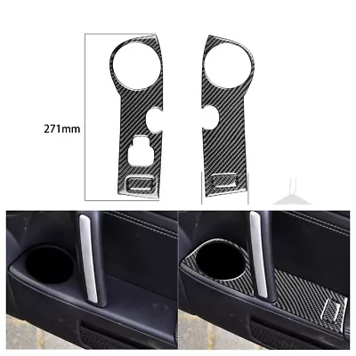4Pcs Carbon Fiber Inner Door Armrest Panel Cover Trim For Mazda MX5 Miata 09-15 • $22.49
