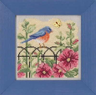 Spring Bluebird - Mill Hill Buttons And Beads - Cross Stitch Kit - MH14-2215 • $17.99