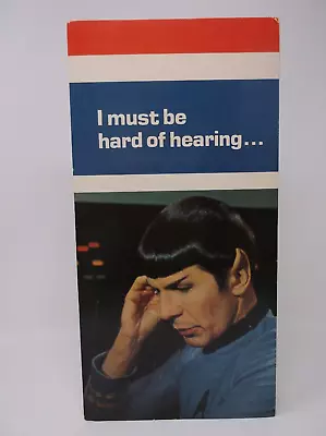 £18.67 • Buy 1976 STAR TREK Random House Greeting Card With Mr. Spock Ears UNPUNCHED