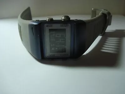 New Super Rare Blue Large Nike Sledge Hammer Mettle Press Sports Watch Wc0038 • $114.99