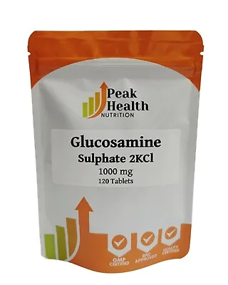 £4.99 • Buy Glucosamine Sulphate 2KCl 1000 Mg Tablets - Active Lifestyle - Bone Joint