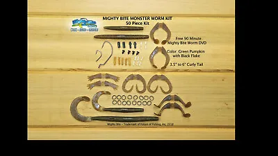 Mighty Bite Monster Worm Kit - 50 Pieces  • $11.99