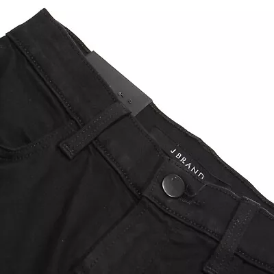 J Brand NWT Jeans Size 24 US Alana High Rise Cropped Solid Black Cotton Blend • $157.49