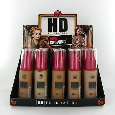 W7 HD Foundation Pump Applicator Liquid Face Make Up • £8.94