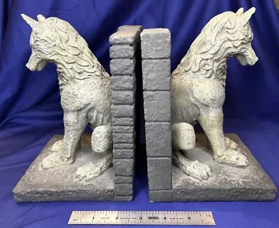 Game Of Thrones 8  Direwolf Pair Bookends Heavy Dire Wolf 2012 Dark Horse HBO • $59.99