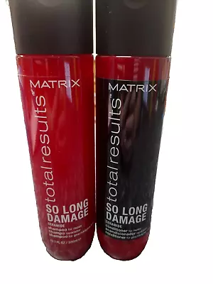 Matrix Total Results So Long Damage Shampoo & Conditioner Twin Pack 300ml • £30