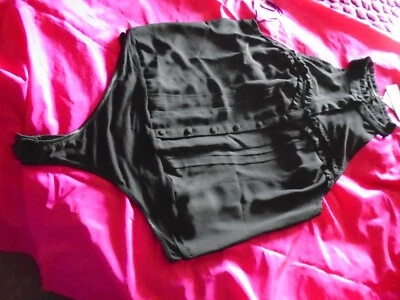 £12.50 • Buy NEW Guess Black Choker Halter Neck Body UK 12 (US L)