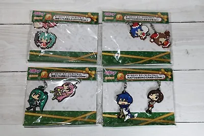 Official Vocaloid Hatsune Miku Rubber Charm Strap Set Megurine Luka Kaito Meiko • $15