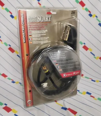 £9.99 • Buy Monster Cable S-video To Scart 2mtr