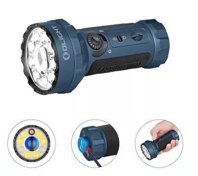 Marauder Mini Powerful Rechargeable Flashlight 7000 Lumen 600m Throw  Mid Blue • $199.99