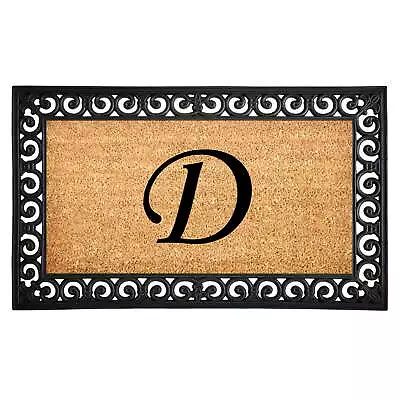 Monogram Doormat 18  X 30  (Letter D) • $23.87