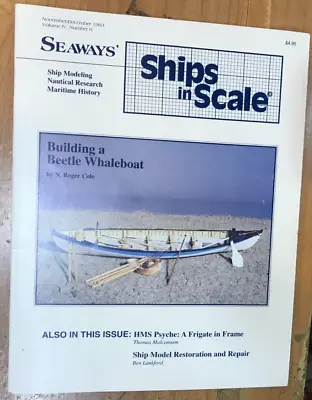 Ships In Scale Magazine November/December 1993 - Boat/Ship Modeling • $3.95