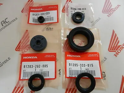 Honda CB 250 360 G Engine Motor Oil Seal Set 6 Piece Genuine New • $44.66