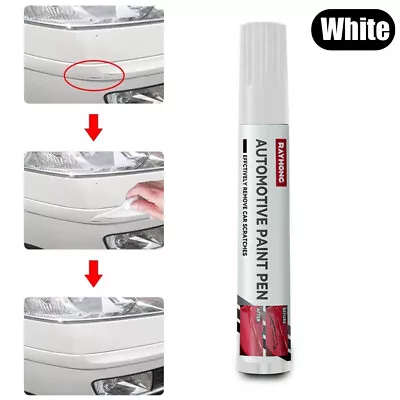$4.06 • Buy Car Scratch Repair Paint Pen Auto Touch Up Pen Scratch Remover Accessories White