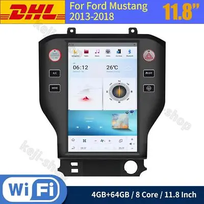 For Ford Mustang 2013-2018 11.8  Car Gps Navigation Radio Stereo Head Unit 4+64g • $758.94