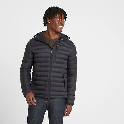 TOG24 Drax Mens Down Jacket Hoody Insulated Ultra Warm Lightweight Outdoors • £89