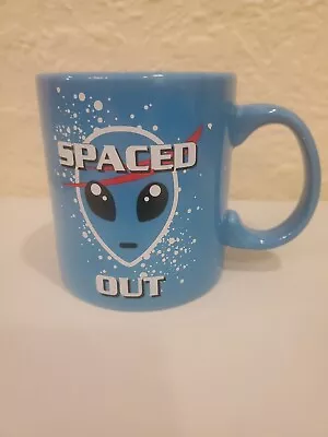 Alien SPACED OUT Coffee Cup Mug 2017 StunnedMind Blue 16oz  • $14.99