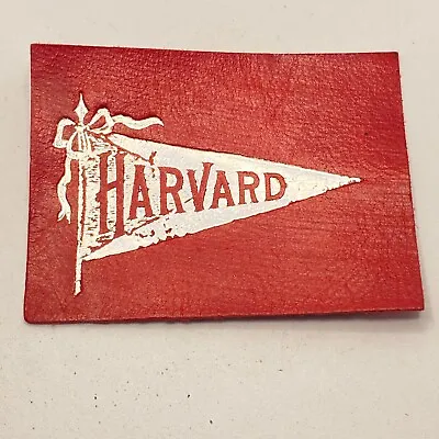 Harvard University Leather Tobacco Patch Cigarette Premium Antique C1910s • $17.15