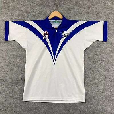 Canterbury Bulldogs Womens Rugby Jersey Size 12 Short Sleeve Australia 15814 • £8.98
