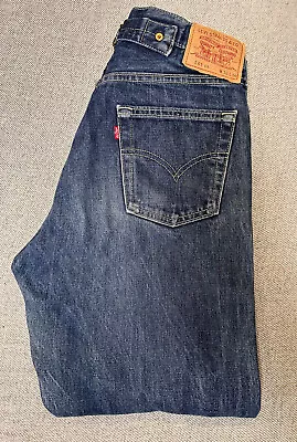 Levis 561 04 Jeans W32 Cinch Back Vintage 90s Blue Denim Regular Fit Legs Cut • £20