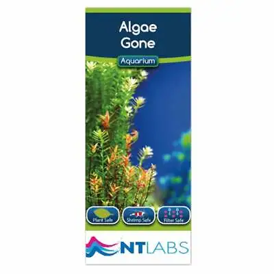 £4.14 • Buy NT Labs Aquarium Fish Tank Algae Gone Water Treatment