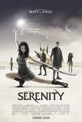 2005  Serenity  Firefly Summer Glau Scifi Print Promo Poster Film Wall Decor • $16.99