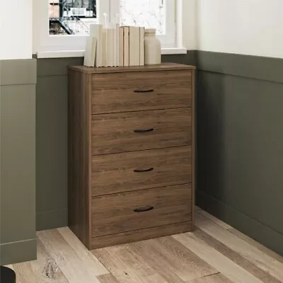 $57.42 • Buy 4 Drawer Dresser Chest Storage Organizer Bedroom Furniture Cabinet Nightstand US