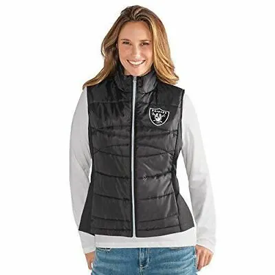 G-III For Her Oakland Raiders Women's Wing Back Vest - Black S M NEW • $32