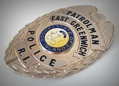 £22.79 • Buy Obsolate Historical Police Usa Badge .. Patrolman East Greenwwich / Rhode Island
