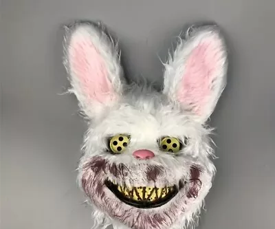 Bloody Bunny Rabbit Halloween Mask Costume Horror Scary • £10.52