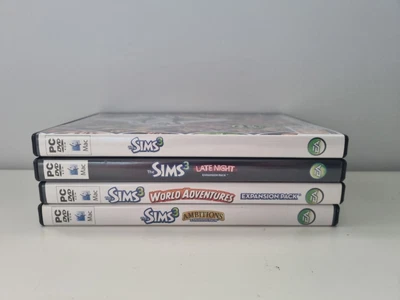 £9.99 • Buy PC CD ROM The Sims 3 Bundle - Late Night - World Adventures - Ambitions - Discs