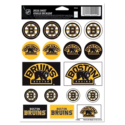 Boston Bruins NHL Vinyl Die-Cut Sticker Set / Decal Sheet *Free Shipping • $5.67